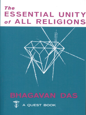 cover image of The Essential Unity of All Religions